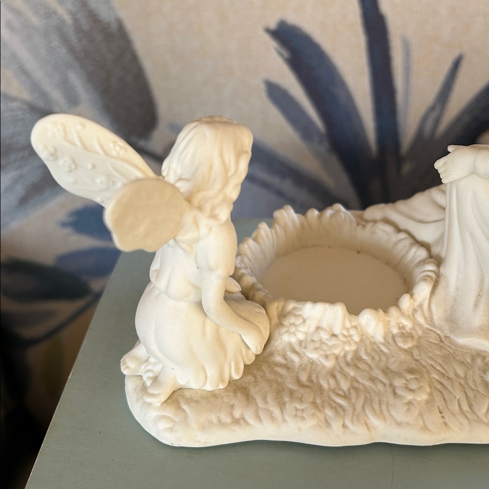 Partylite-Ariana’s Garden Mother Daughter Fairy Angel Votive Candle Holder NIB - Picture 7 of 13